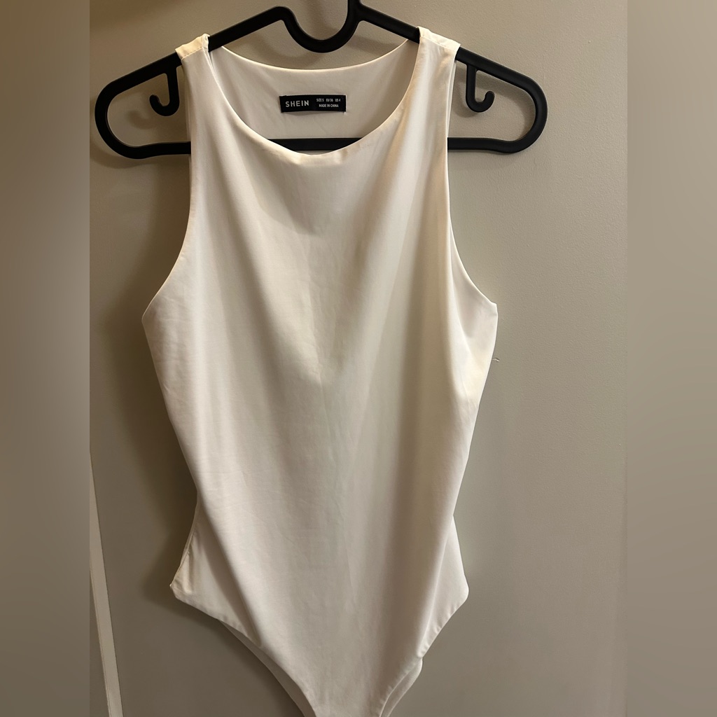 Solid High Neck Bodysuit